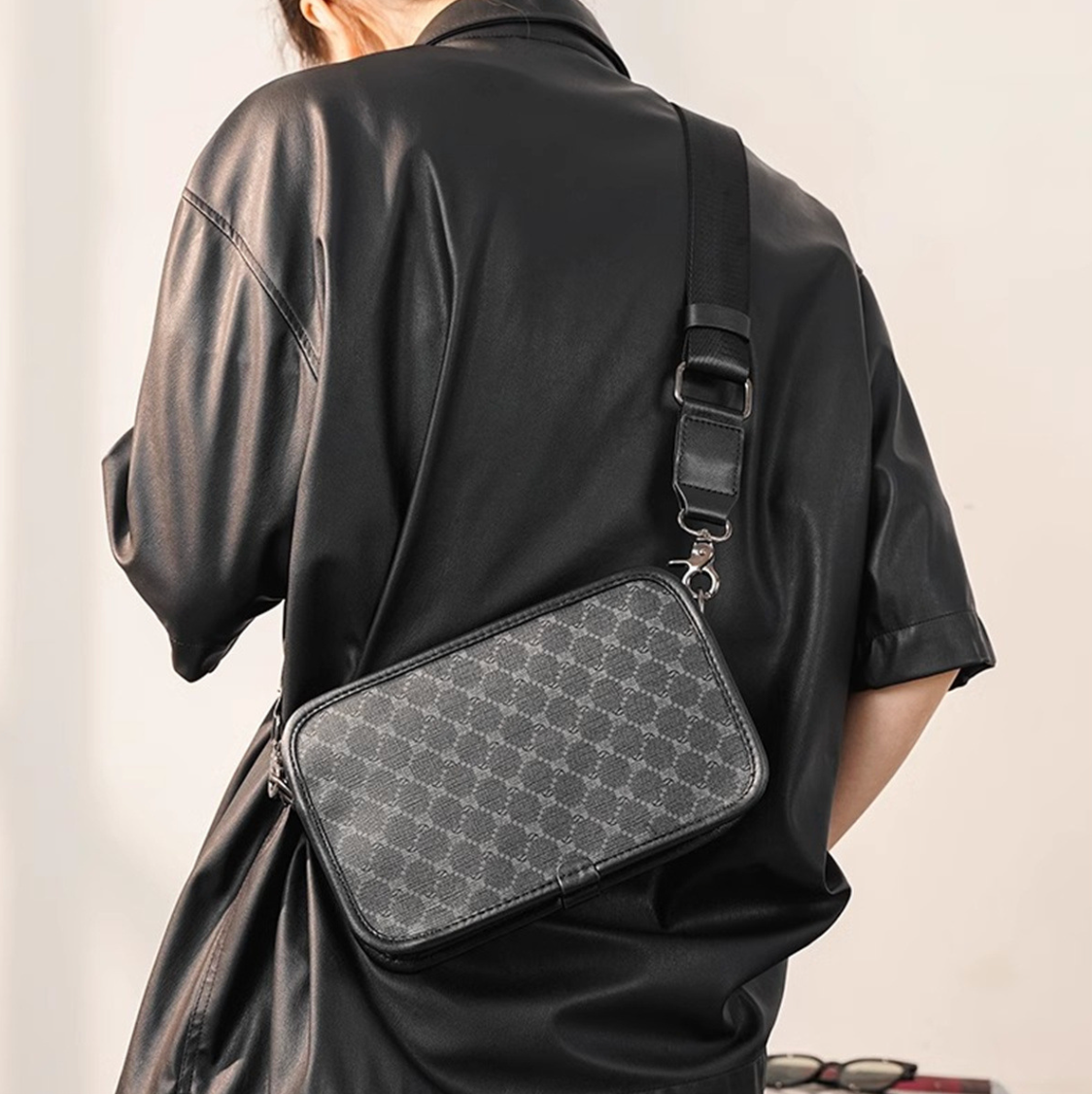 Sacoche Bandoulière | Messager Motif Luxe | Prestigio