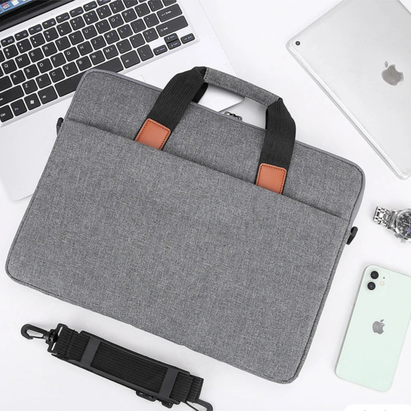 Sacoche Ordinateur | Textile Pratique Moderne 13" 14" 15,6" | Chromacase