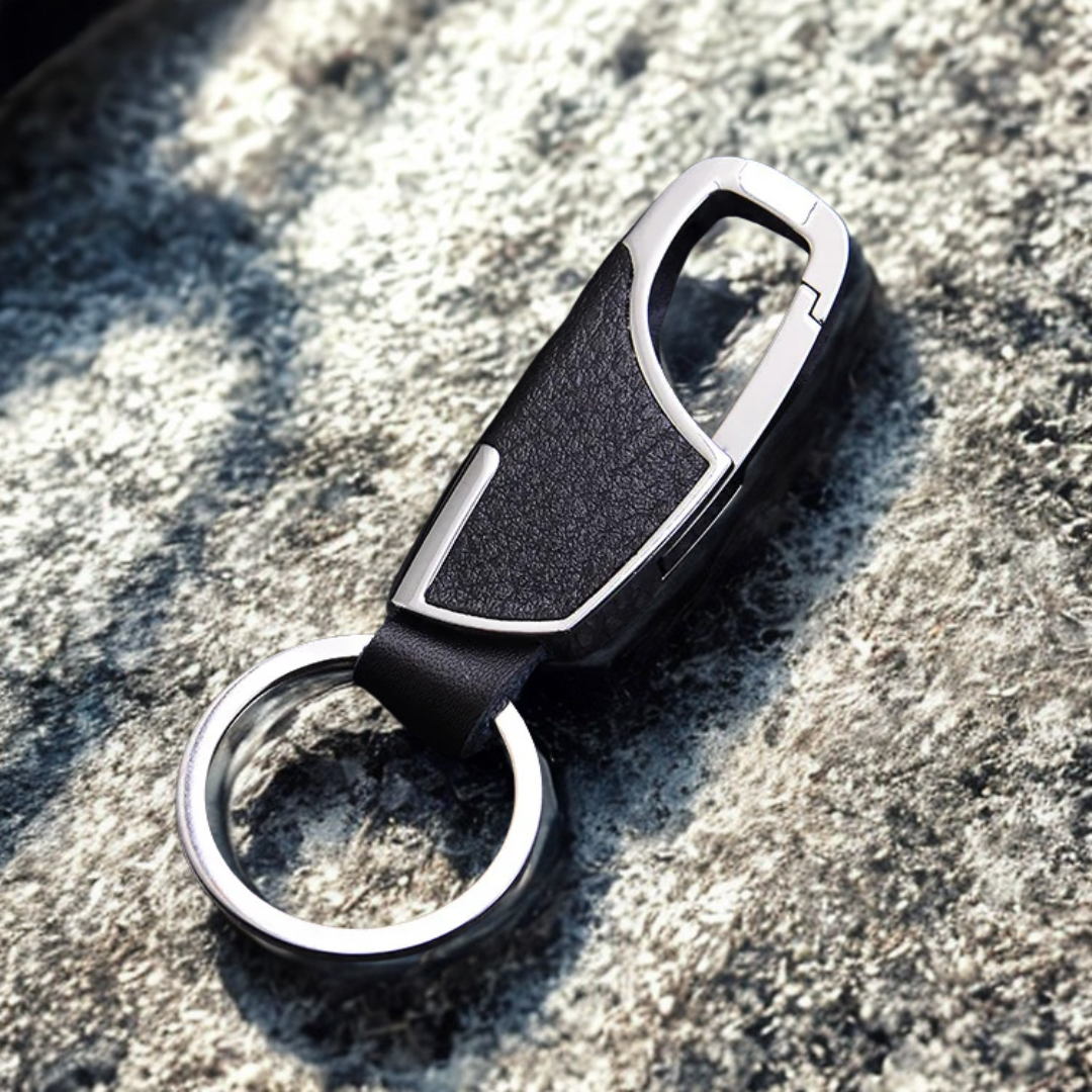 Porte-Clé Design | Accessoire Stylé & Pratique Noir