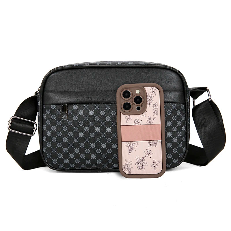 Sacoche Bandoulière | Large Motif Monogramme | Urbancheck