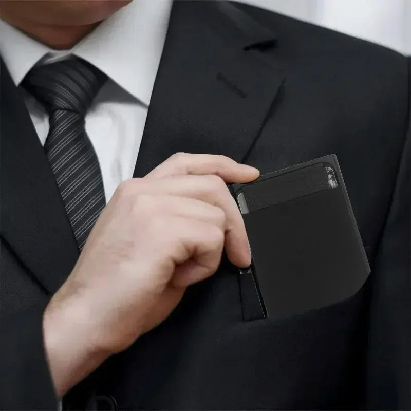Porte-carte l RFID Aluminium Slim l Compact Pratique