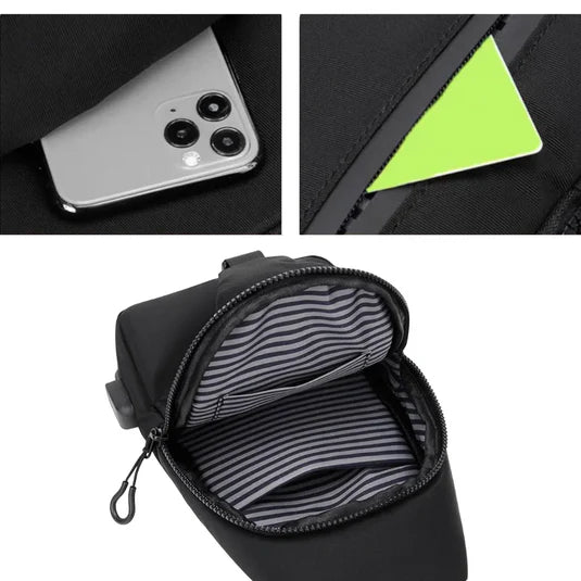 Sacoche Banane | Urbaine USB Pratique | Urbantrek