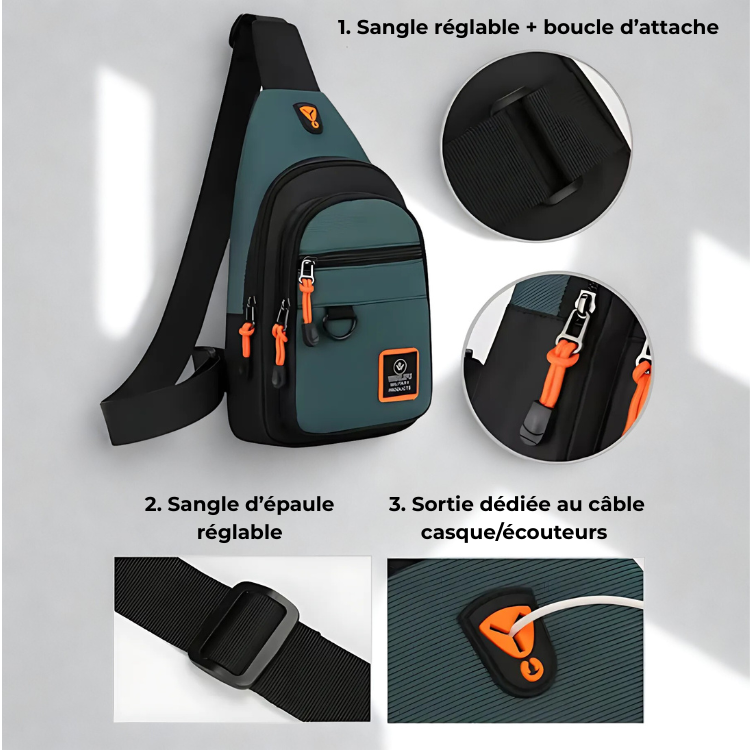 Sacoche Banane | Imperméable & Polyvalente | HikeStyle