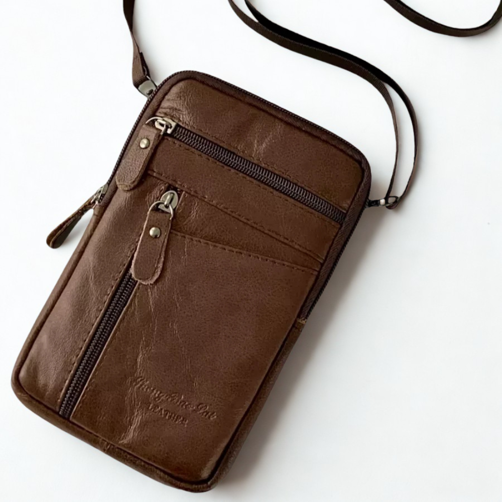 Sacoche Bandoulière | Pochette Cuir Minimaliste | Urbanpocket