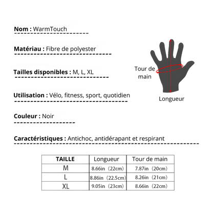 Gants d’Hiver | Chauds & Compatibles Écran Tactile | WarmTouch