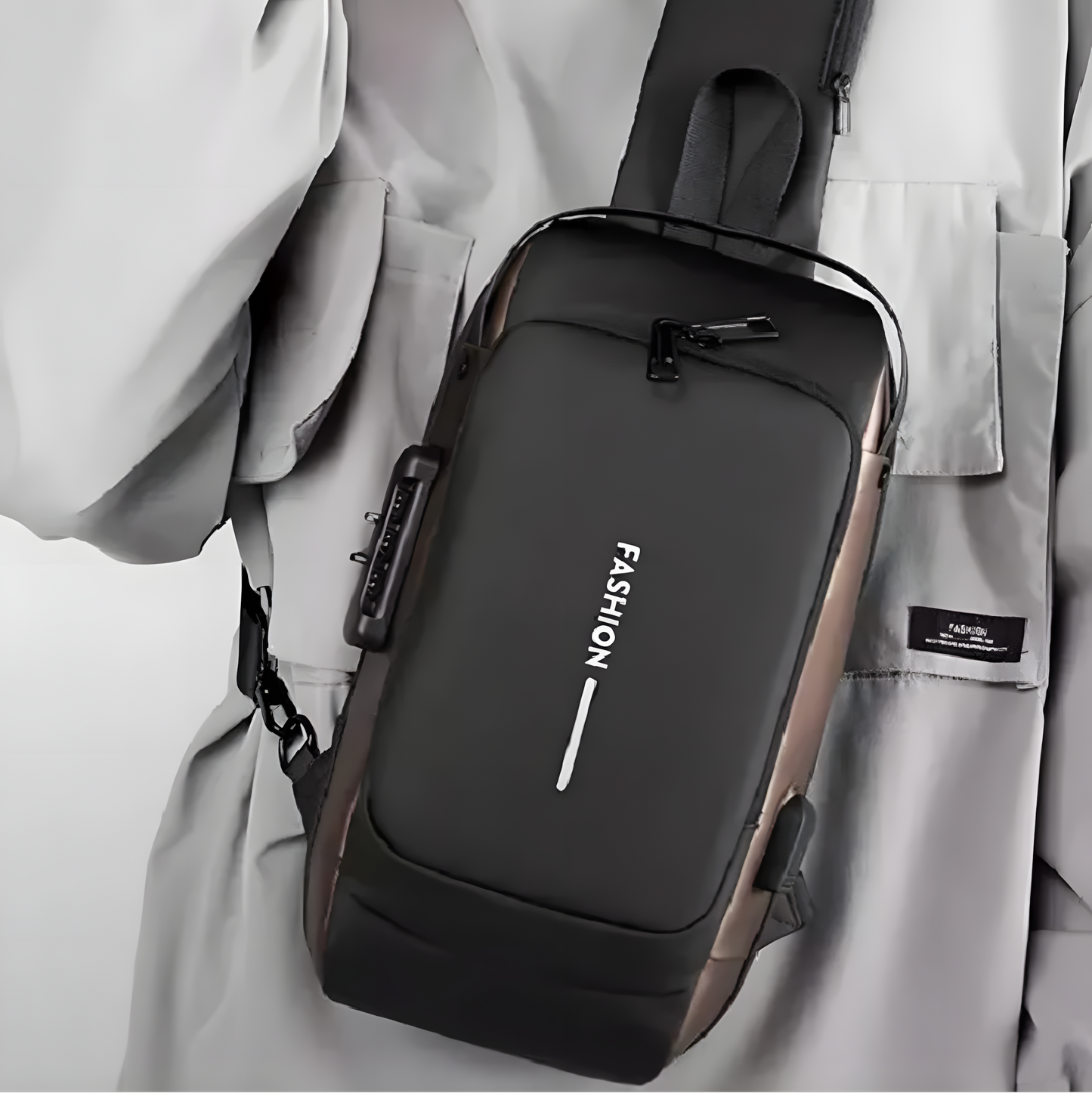 Sacoche Bandoulière l Innovante USB Antivol l TechVok