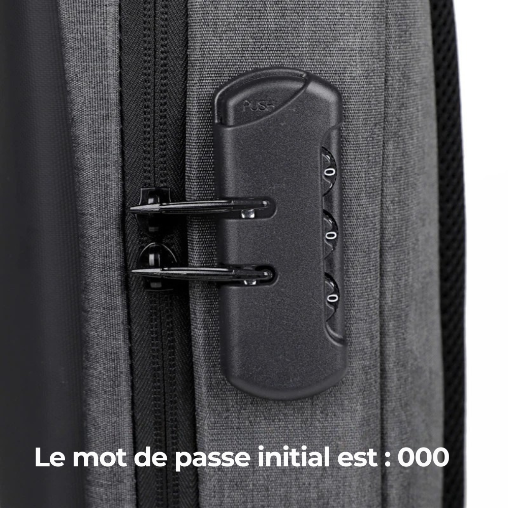 Sacoche Banane | Verrouillage à Code & Port USB | SecureLink