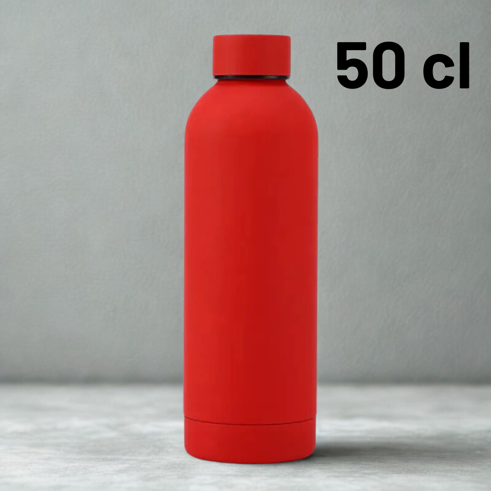 Gourde Isotherme 500ml | Élégante, Solide & Anti-Fuite l Evoq