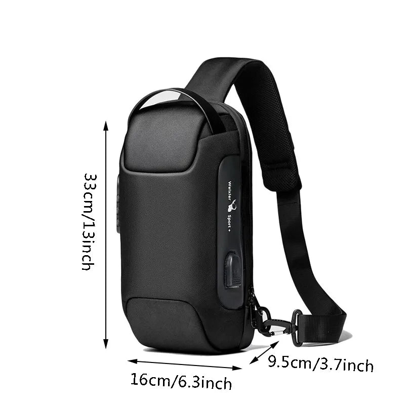 Sacoche Banane | USB Protection Antivol | TechShield