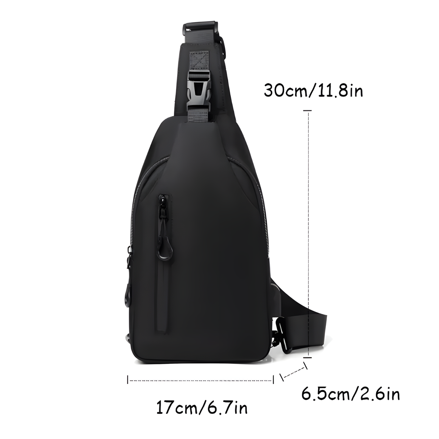 Sacoche Banane | Urbaine USB Pratique | Urbantrek