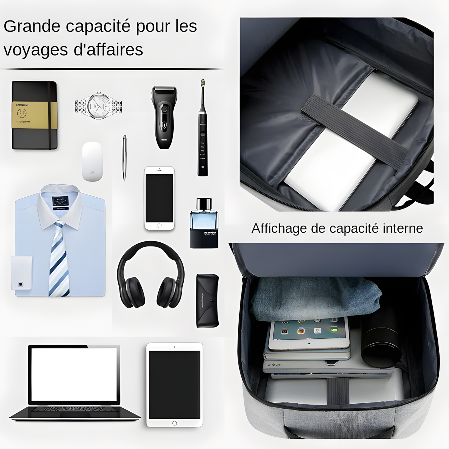 Sac à Dos l Étanche & Port USB Intégré l ChargePro