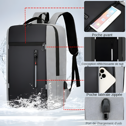Sac à Dos l Étanche & Port USB Intégré l ChargePro